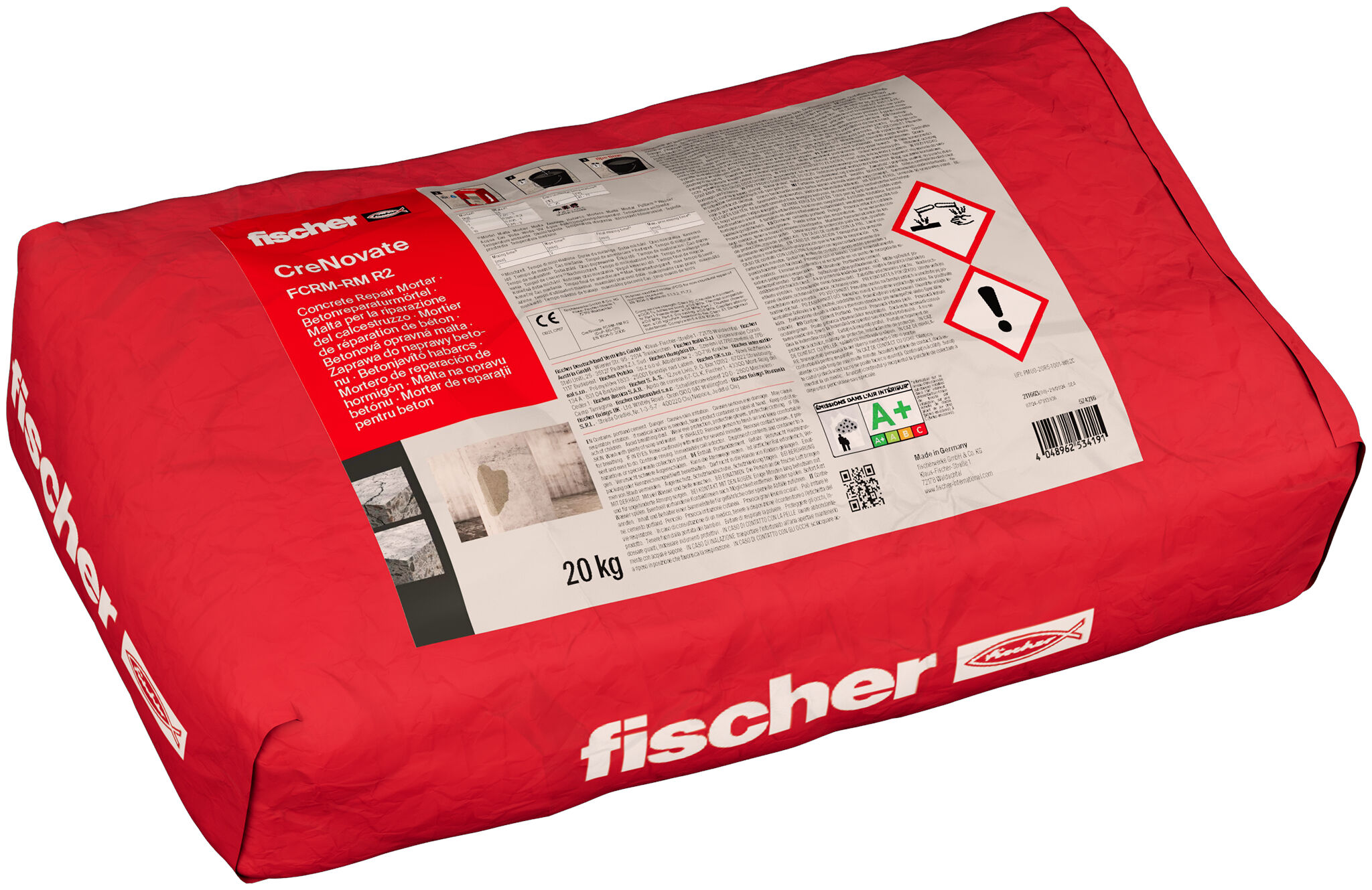 fischer CreNovate FCRM-RM R4 25 kg